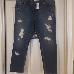 Torrid Distressed Boyfriend Jeans NWT
